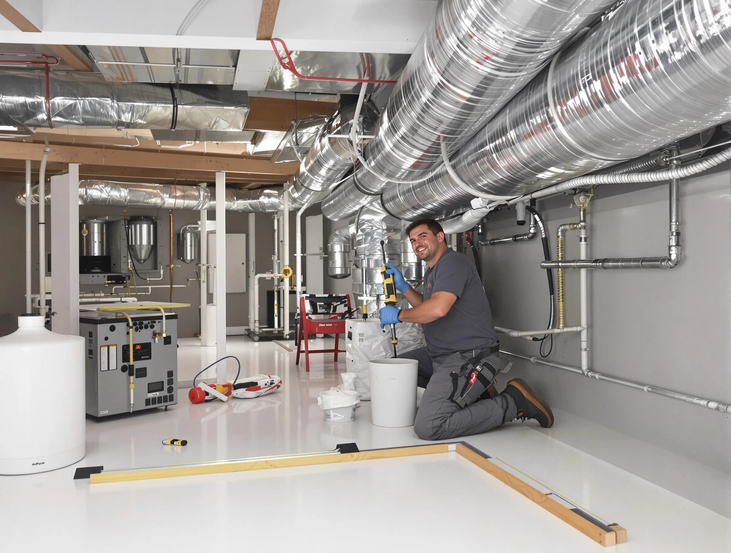 Professional duct sealing service by Atlanta Air Duct Cleaning in Atlanta