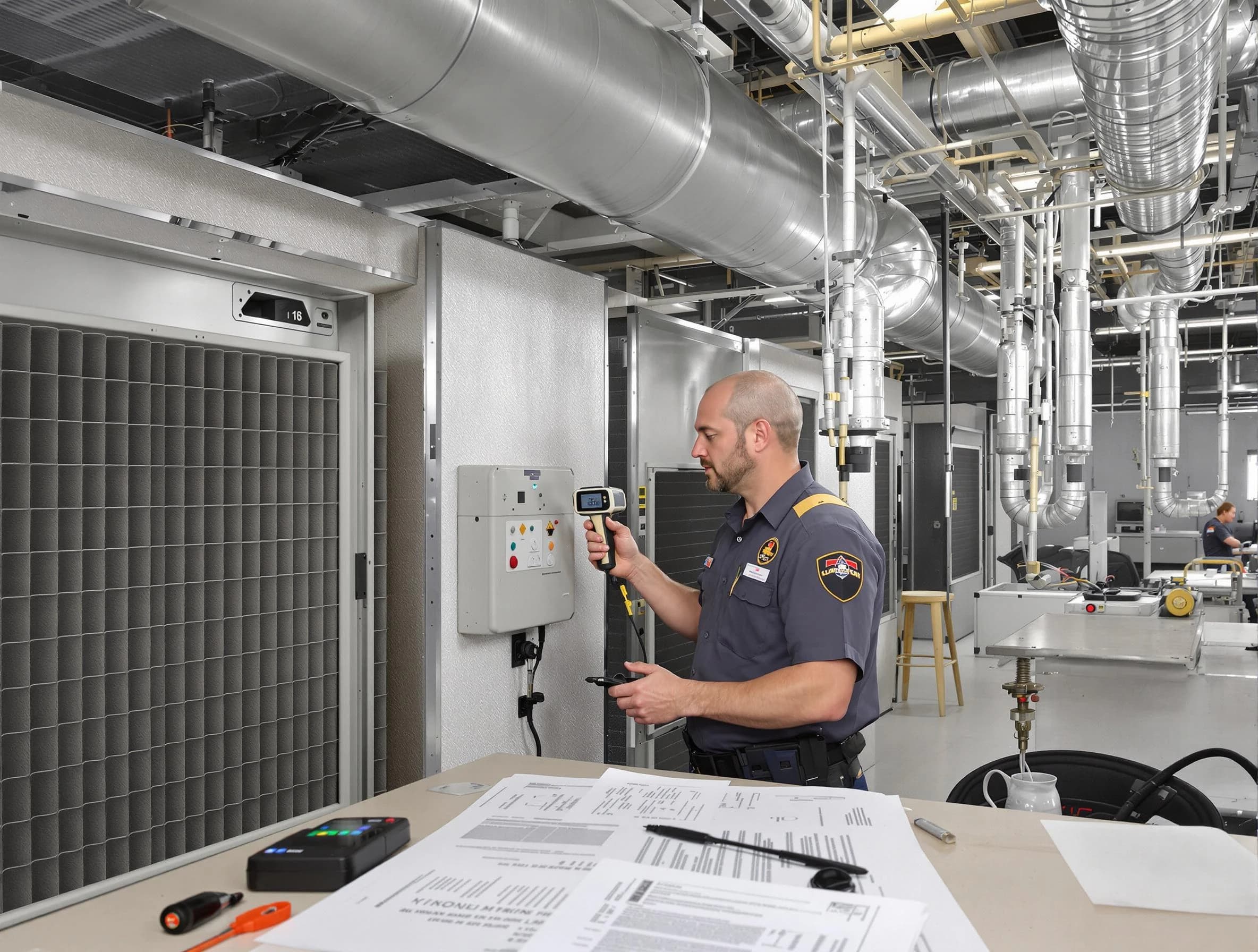 Professional filter system inspection by Atlanta Air Duct Cleaning in Atlanta