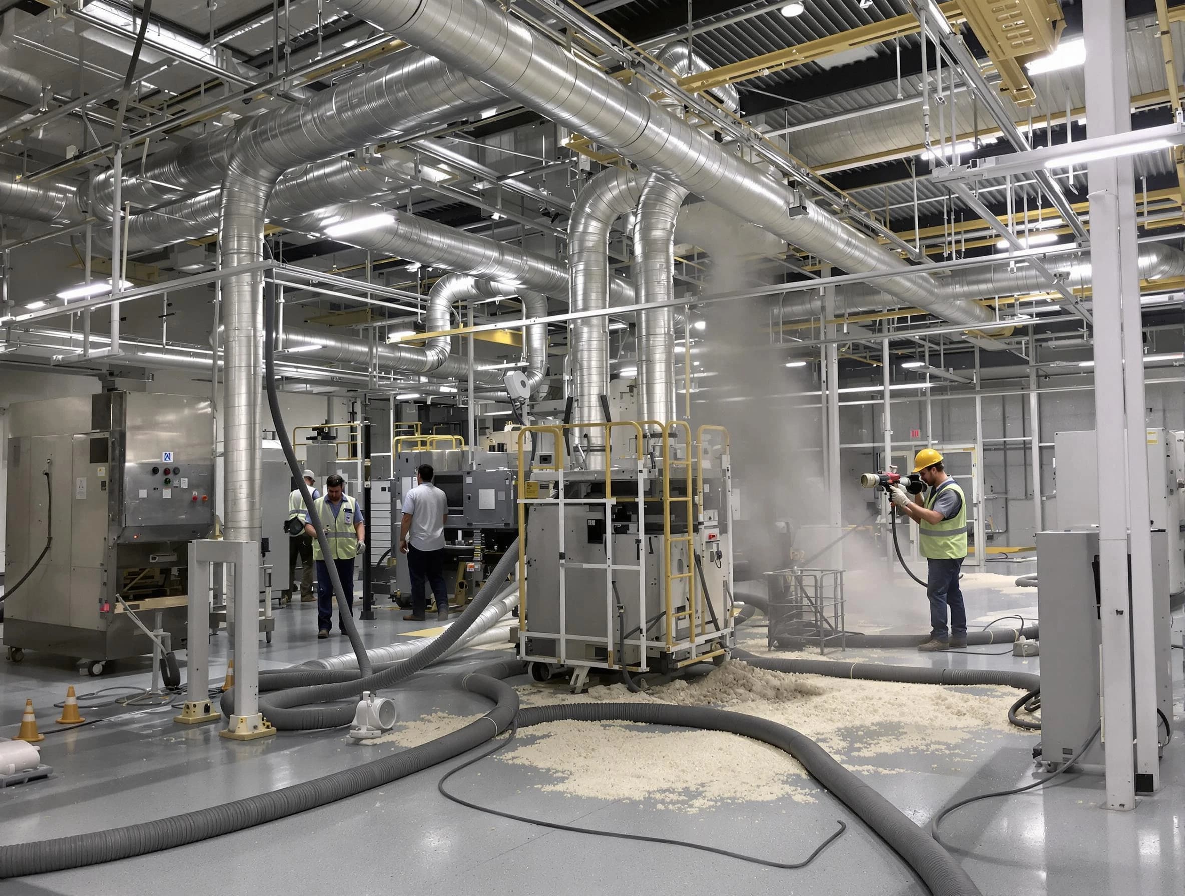 Heavy-duty industrial duct cleaning by Atlanta Air Duct Cleaning in Atlanta