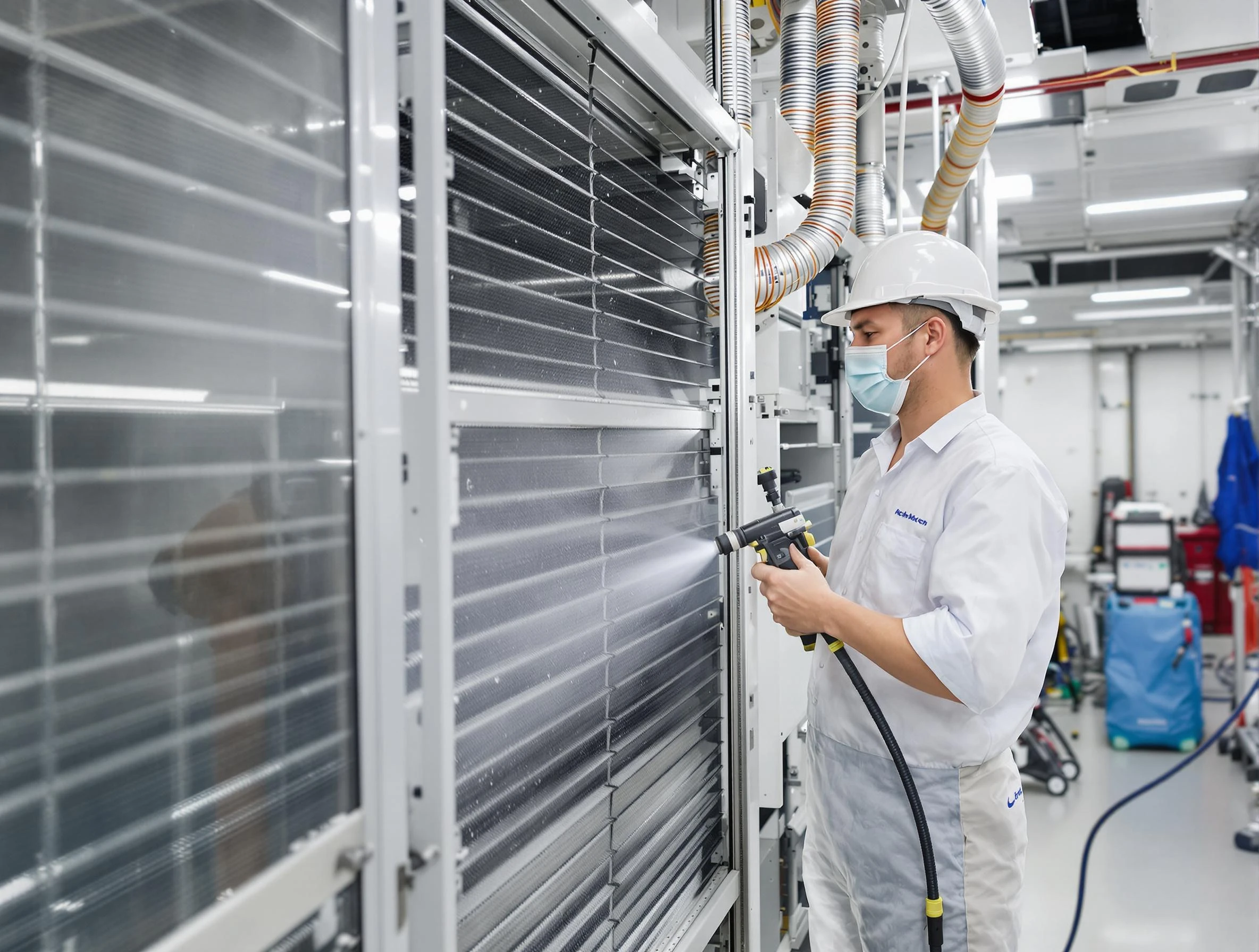 Professional AC coil cleaning by Atlanta Air Duct Cleaning in Atlanta