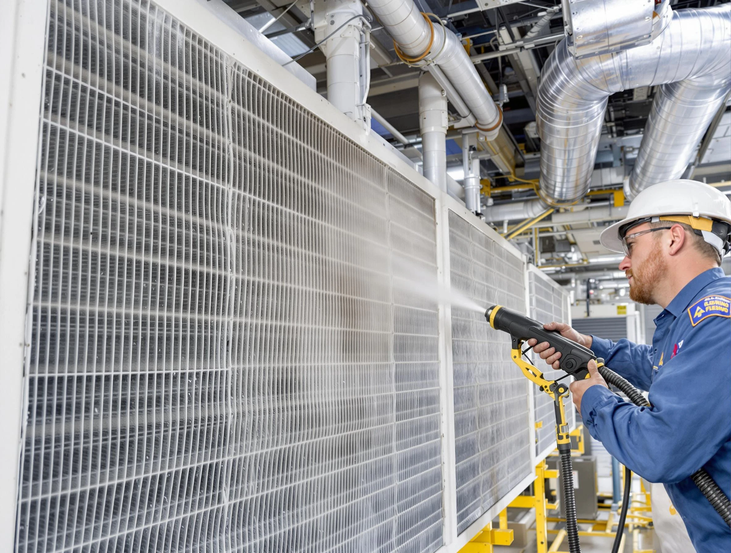 Professional commercial coil cleaning by Atlanta Air Duct Cleaning in Atlanta