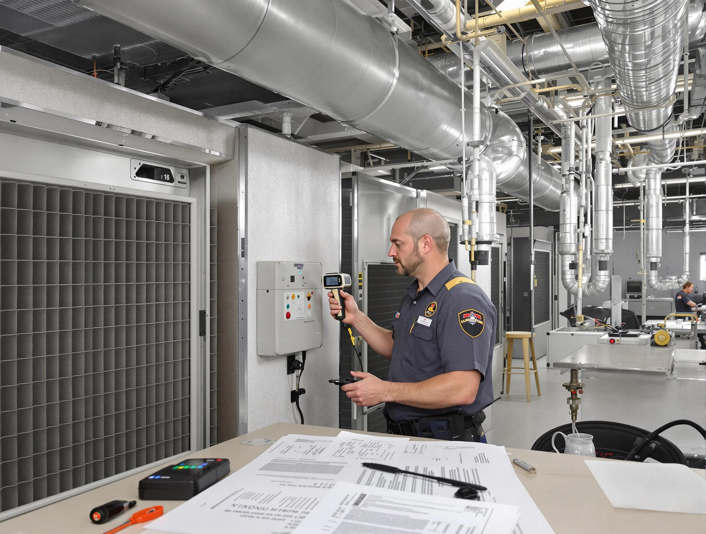 Professional filter system inspection by Atlanta Air Duct Cleaning in Atlanta