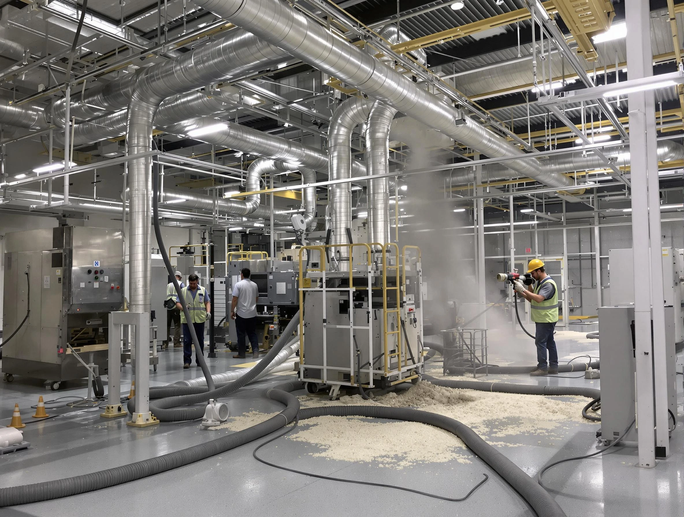 Heavy-duty industrial duct cleaning by Atlanta Air Duct Cleaning in Atlanta